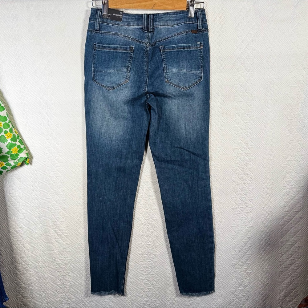 NEW 1822 Denim skinny ankle blue jeans size 6 - Picture 6 of 9